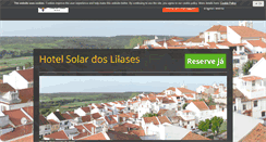 Desktop Screenshot of hotelsolardoslilases.com