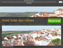 Tablet Screenshot of hotelsolardoslilases.com